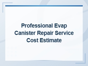 Professional Evap Canister Repair Service Cost Estimate | Get Accurate Pricing Today