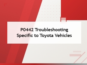 P0442 Toyota Evaporative Emission System Leak Detected – Causes and Fix